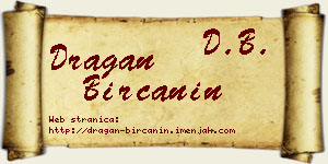 Dragan Birčanin vizit kartica